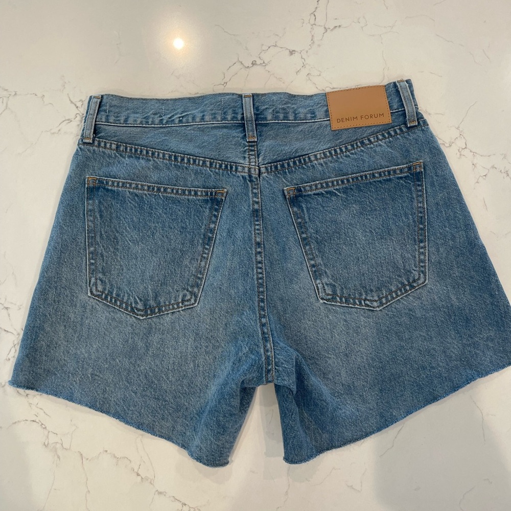 The Ex-BF-Hi-Mid-Thigh Denim Shorts Denim Forum - Picture 2 of 3